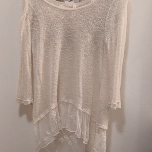 Orange Creek brand Lacie sweater, Oatmeal, M